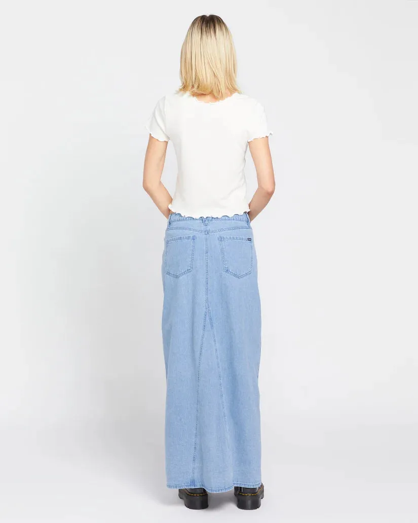 Volcom Chill Trap Denim Skirts