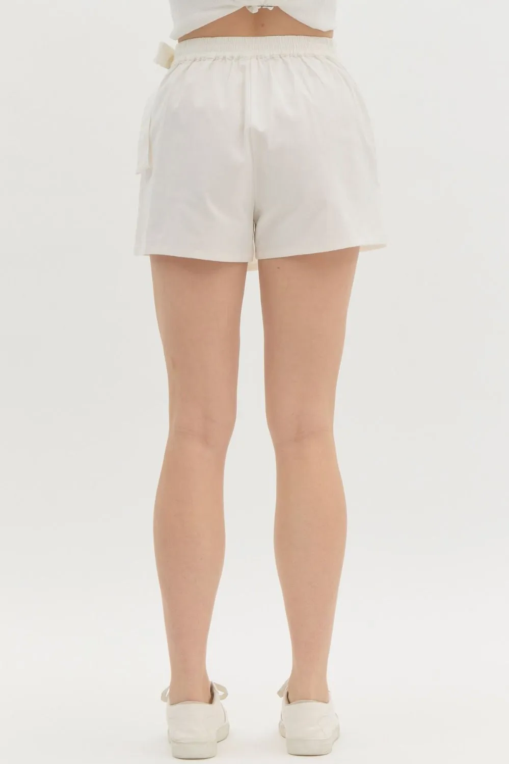 White Braided Skort