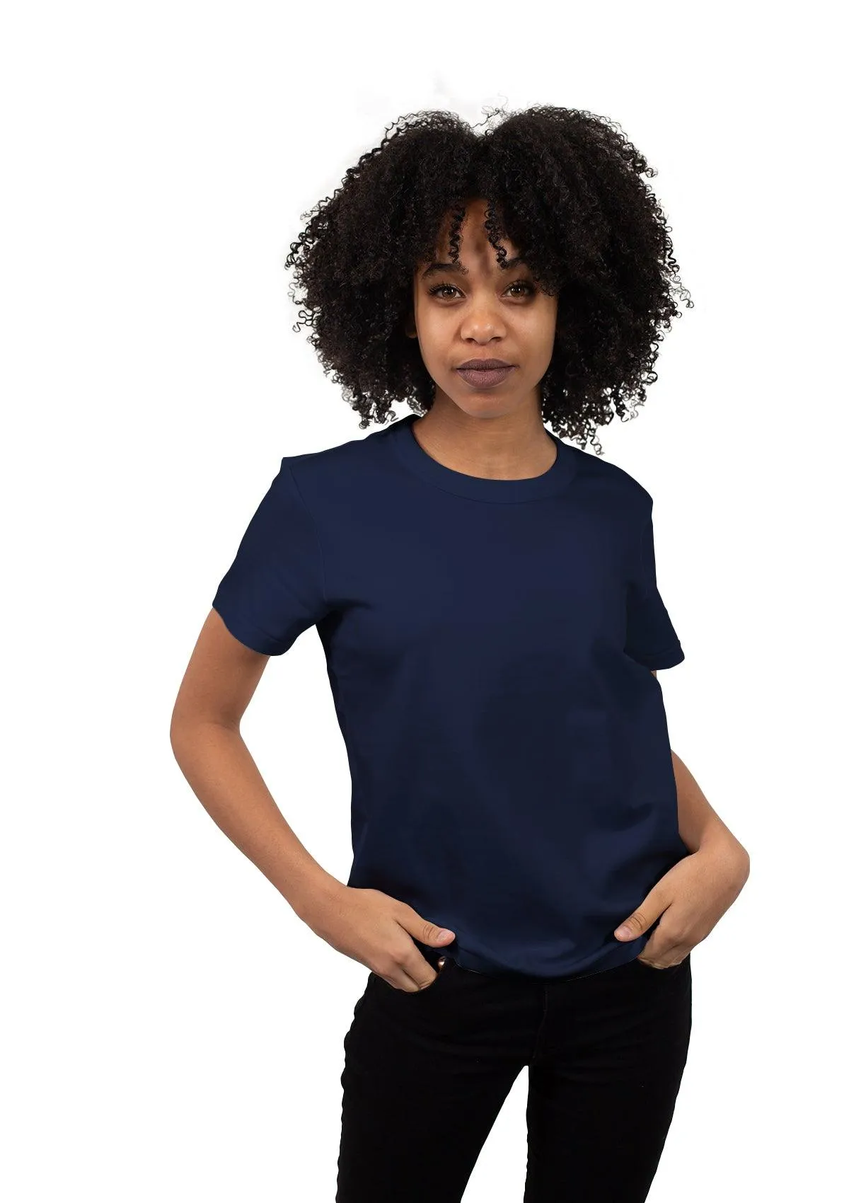 Womens Boyfriend T-Shirts Short Sleeve Nautical Blue 3pc Bundle