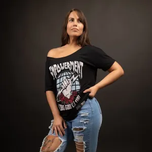 Women's Empowerment Slouchy T-Shirt - Black