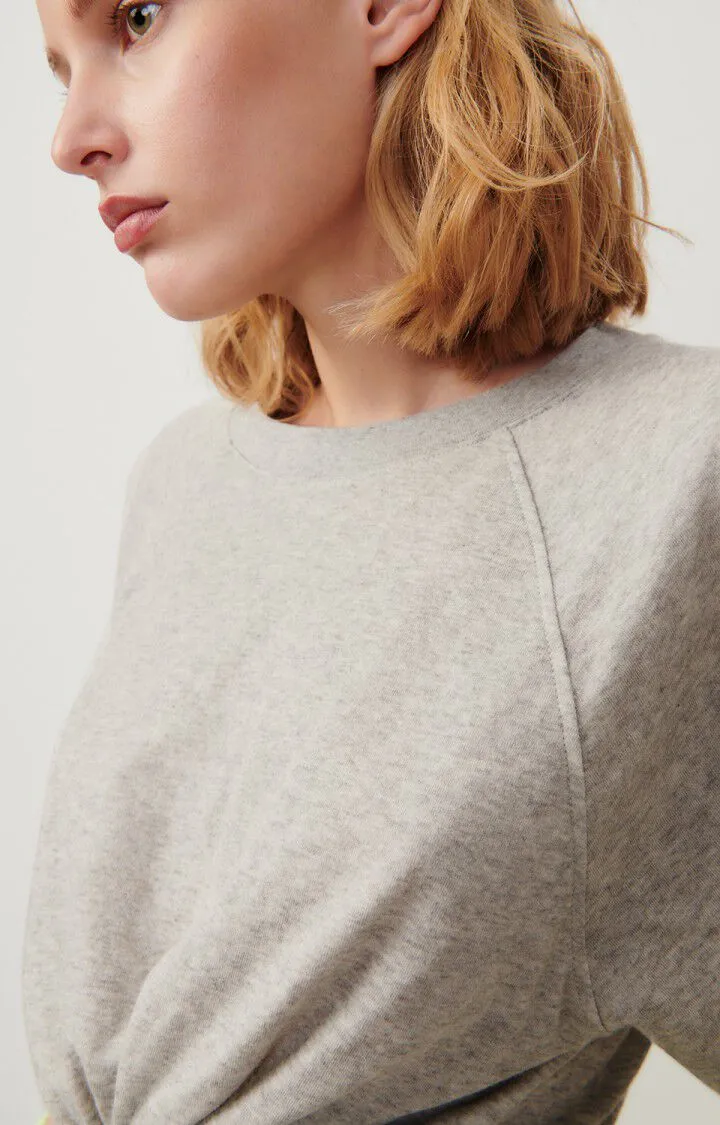 WOMEN'S T-SHIRT RUZY - GRIS CLAIR CHINE