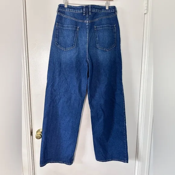 Wrap London Boyfriend Jean, Mid-Wash. Size 10