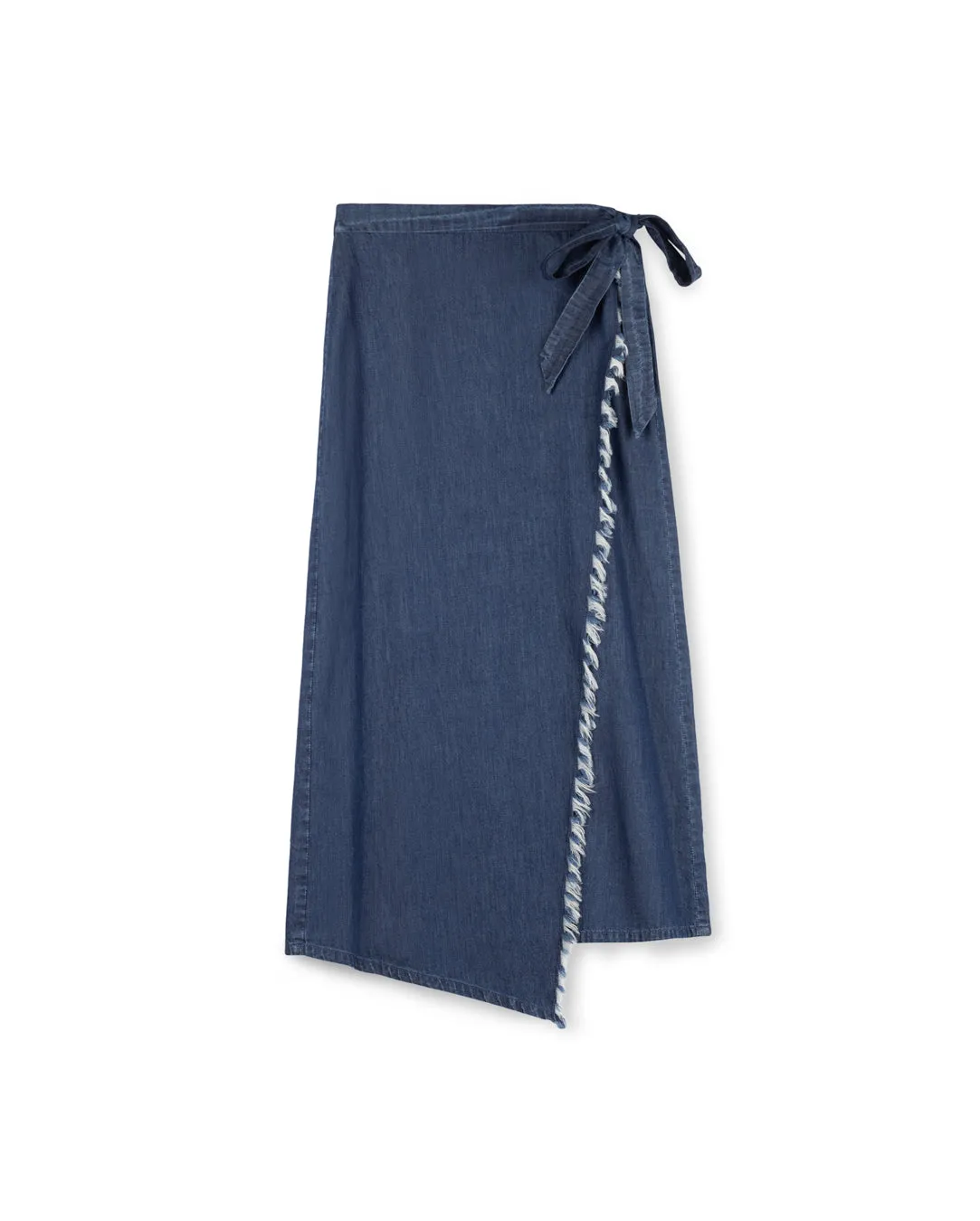 Wrap Stripe Tassel Skirt
