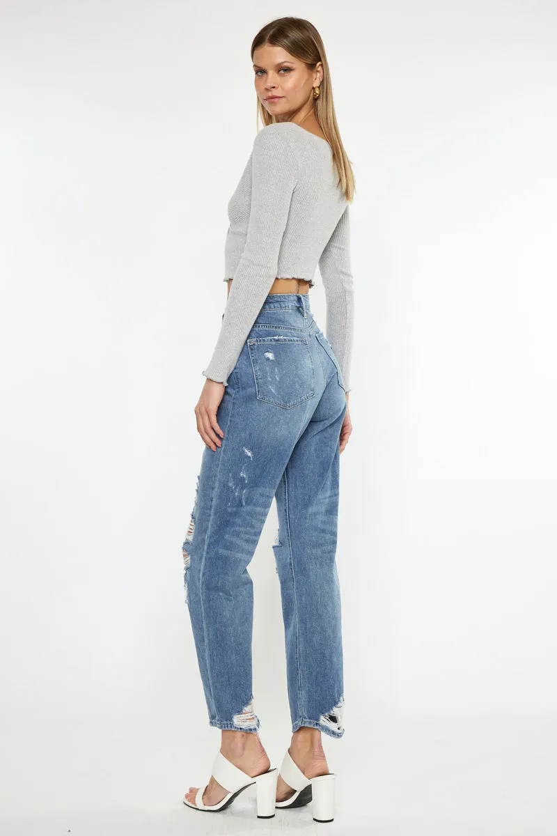 Wrene Ultra High Rise 90's Boyfriend Jeans