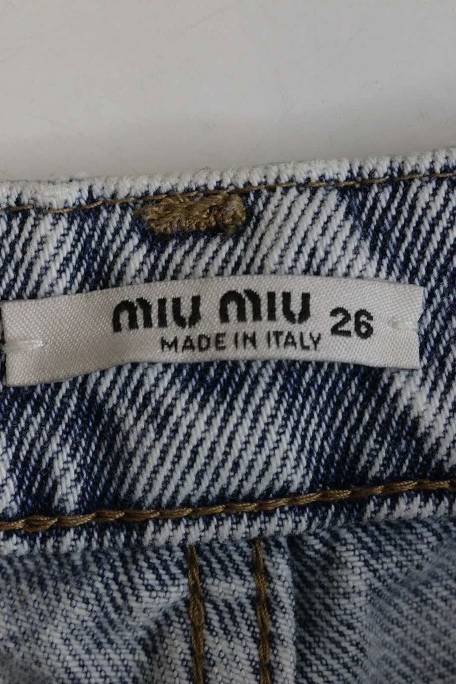 [WW23460] Miu Miu | Denim Pants