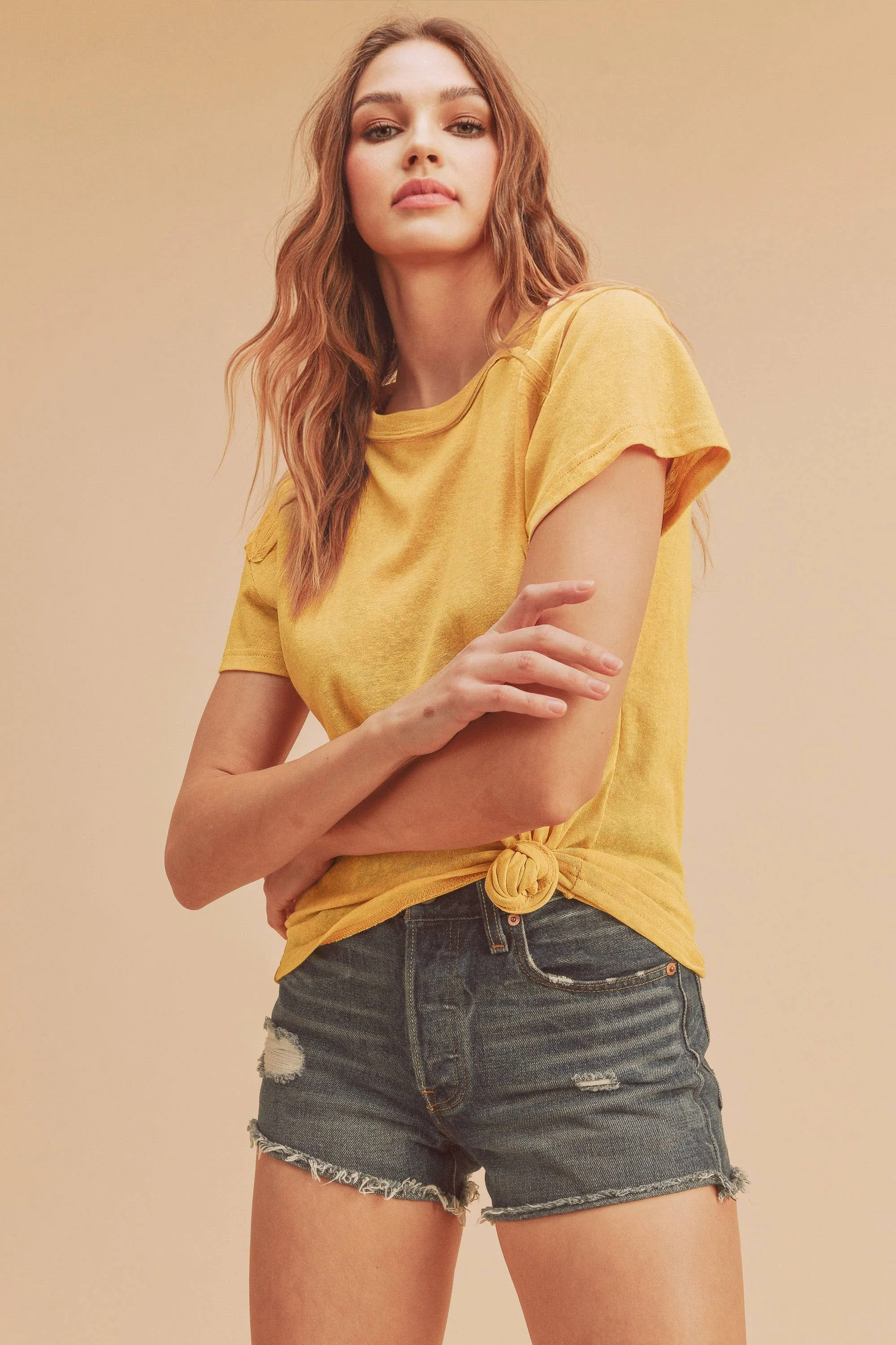 Yellow Junie Top