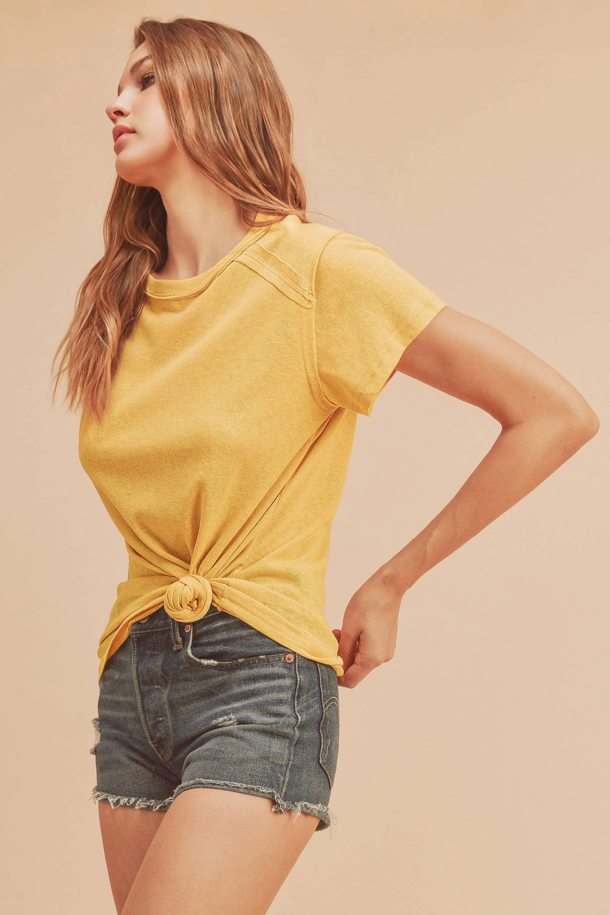 Yellow Junie Top