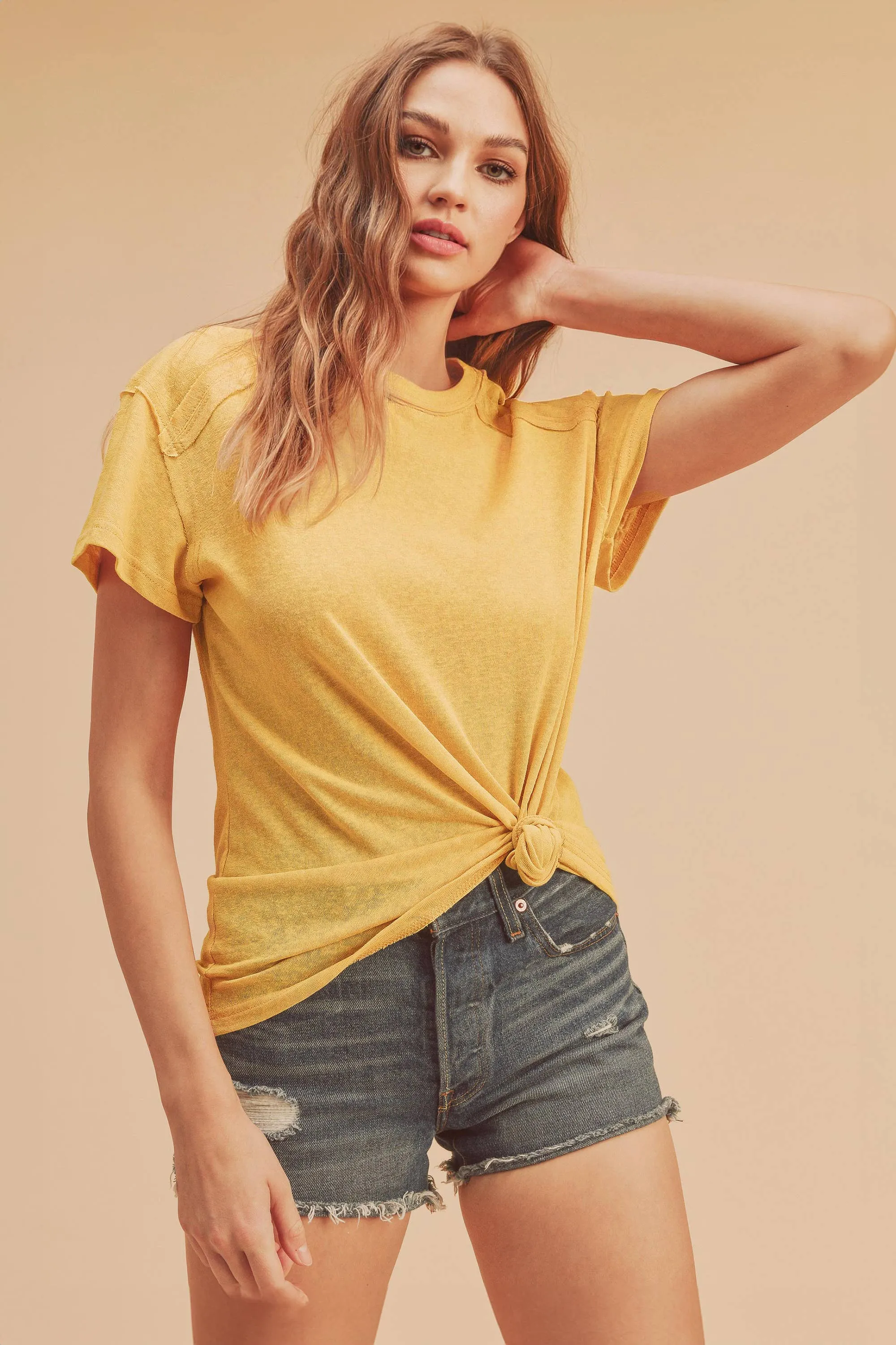 Yellow Junie Top