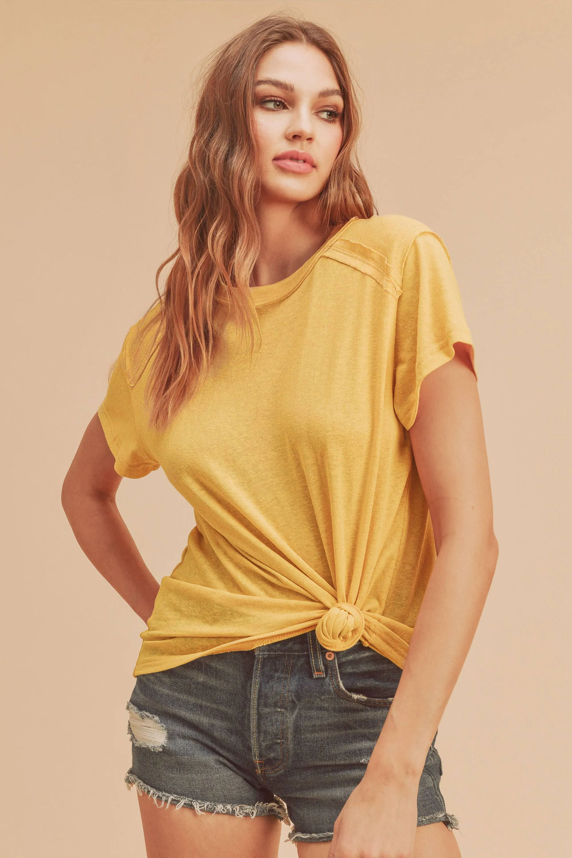 Yellow Junie Top