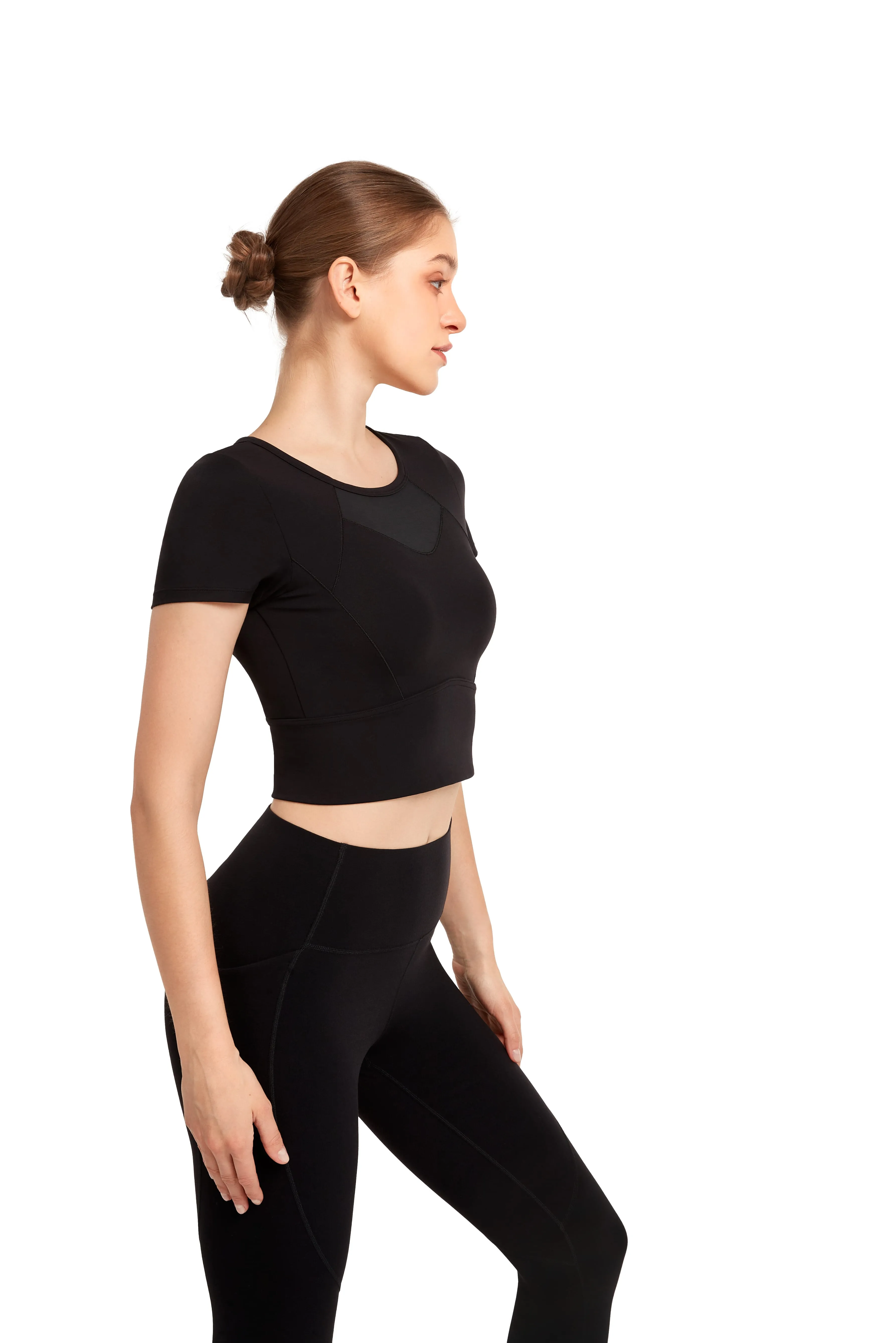 YVETTE CROPPED T-SHIRT FLORA