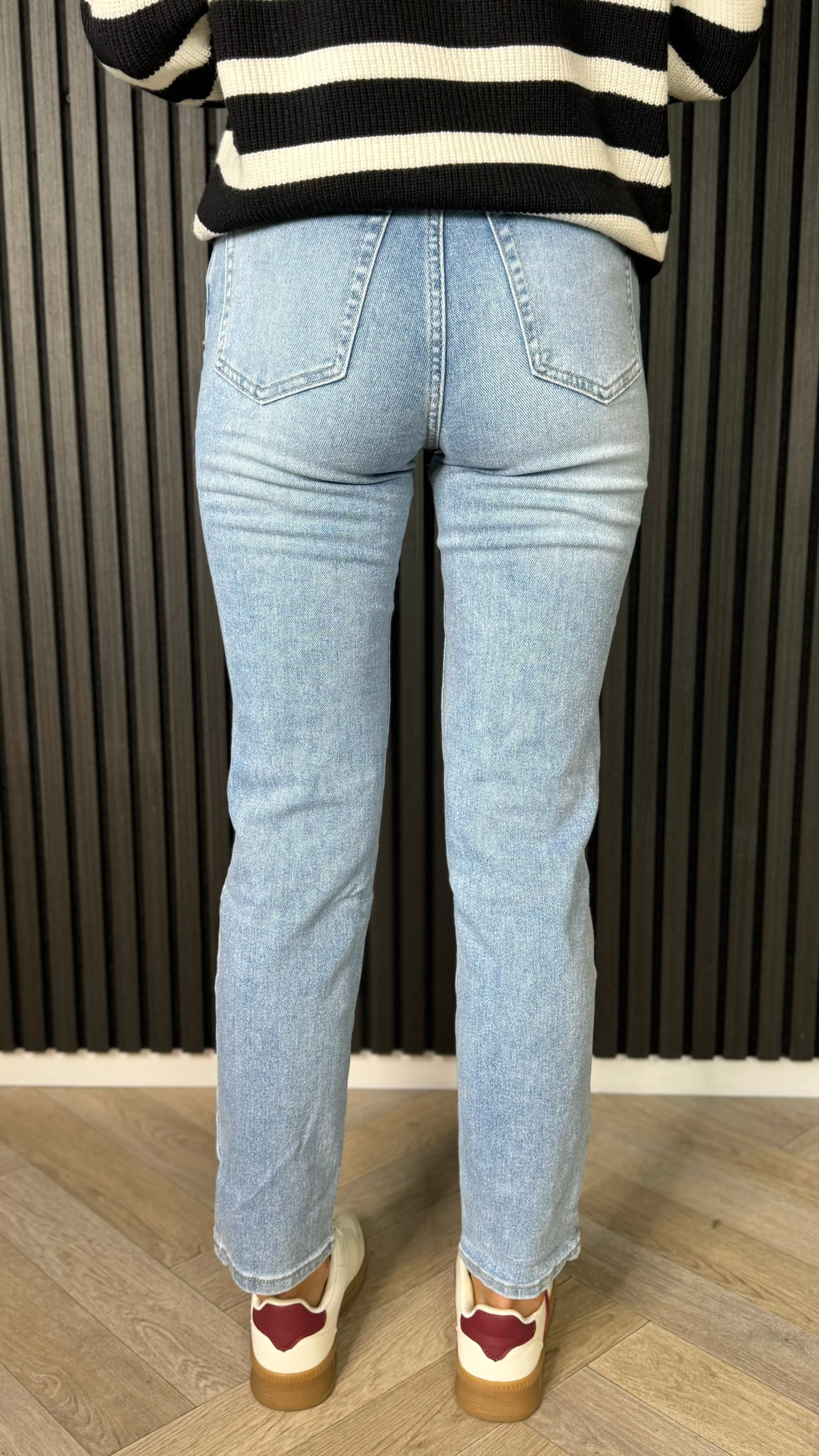 Zahara Light Blue Mom Fit Jeans